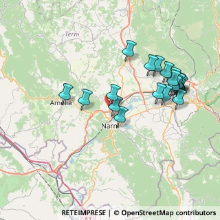 Mappa Strada di Colle di Sotto, 05035 Narni TR, Italia (8.235)