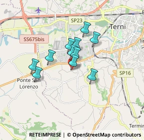 Mappa Strada di Carone, 05100 Terni TR, Italia (1.25)