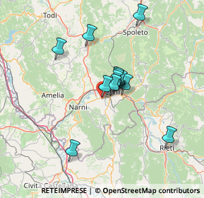 Mappa Strada di Carone, 05100 Terni TR, Italia (10.95154)