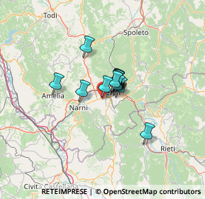 Mappa Strada di Carone, 05100 Terni TR, Italia (6.89308)