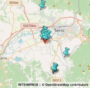 Mappa Strada di Carone, 05100 Terni TR, Italia (2.82917)