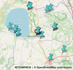 Mappa Via del Pino, 01027 Montefiascone VT, Italia (8.1105)