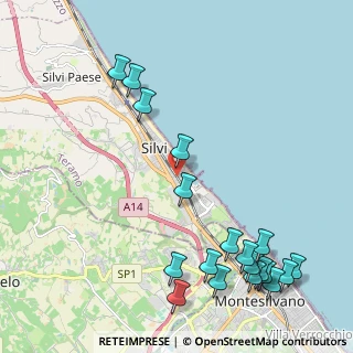 Mappa Via Dante Alighieri, 64028 Silvi TE, Italia (2.87947)