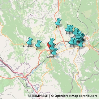 Mappa Via Capitonese, 05035 Narni Scalo TR, Italia (8.285)