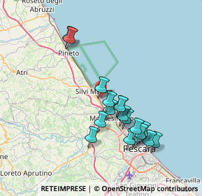 Mappa Via della Marina, 64028 Silvi TE, Italia (7.24167)