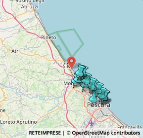 Mappa Via della Marina, 64028 Silvi TE, Italia (6.936)