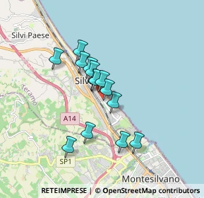 Mappa Via Leonardo Da Vinci, 64029 Silvi TE, Italia (1.34786)