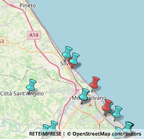 Mappa Via Leonardo Da Vinci, 64029 Silvi TE, Italia (7.2025)