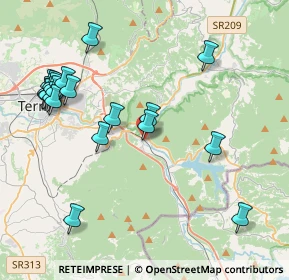 Mappa Via Casa Lina, 05100 Terni TR, Italia (4.84)