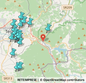 Mappa Via Casa Lina, 05100 Terni TR, Italia (5.4)