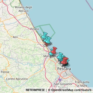 Mappa Via Bari, 64028 Silvi TE, Italia (7.00643)