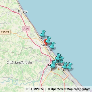 Mappa Via Bari, 64028 Silvi TE, Italia (3.83182)