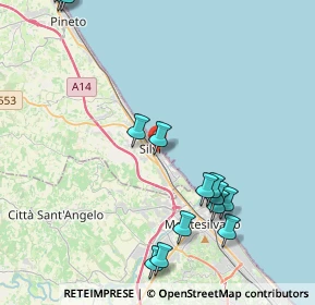 Mappa Via Bari, 64028 Silvi TE, Italia (5.24857)