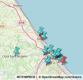 Mappa Via Torino, 64028 Silvi TE, Italia (4.09933)