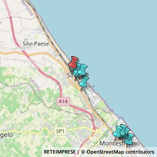 Mappa Via Bari, 64028 Silvi TE, Italia (2.08083)