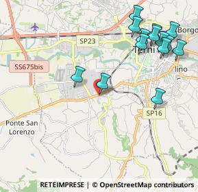 Mappa Via della Chimica, 05100 Terni TR, Italia (2.58643)