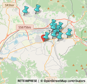 Mappa Via della Chimica, 05100 Terni TR, Italia (3.17636)