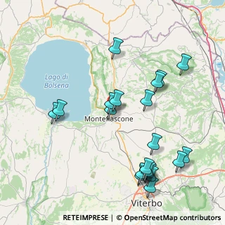 Mappa Via Alcide de Gasperi, 01027 Montefiascone VT, Italia (9.469)