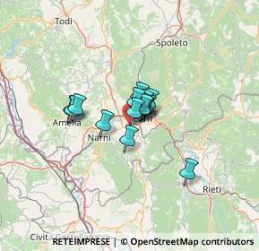 Mappa Via Arno, 05100 Terni TR, Italia (7.42714)