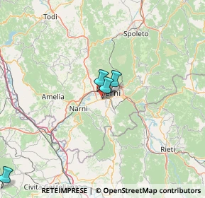 Mappa Via Mincio, 05100 Terni TR, Italia (32.97273)