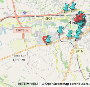 Mappa Via Mincio, 05100 Terni TR, Italia (3.1185)