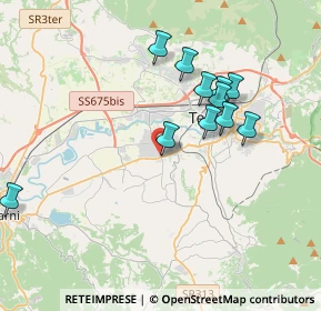 Mappa Via Narni, 05100 Terni TR, Italia (3.70273)