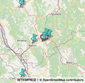 Mappa Via Narni, 05100 Terni TR, Italia (29.5225)