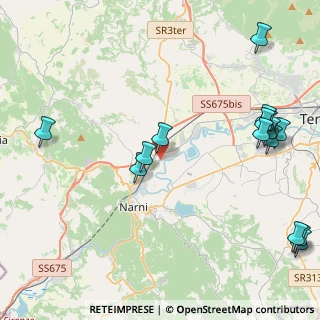 Mappa Strada provinciale Maratta, 05035 Narni TR, Italia (5.83733)