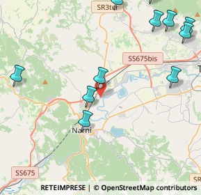 Mappa Strada provinciale Maratta, 05035 Narni TR, Italia (6.24846)