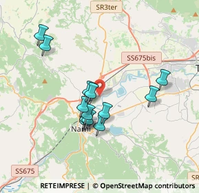 Mappa Strada provinciale Maratta, 05035 Narni TR, Italia (3.34538)