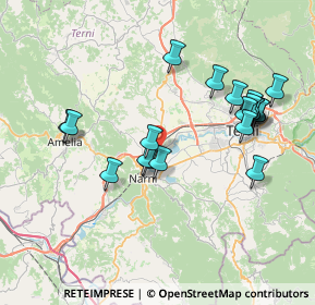 Mappa Strada provinciale Maratta, 05035 Narni TR, Italia (7.971)