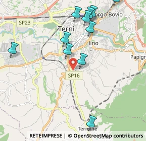 Mappa Via Giacomo Brodolini, 05100 Terni TR, Italia (2.43455)