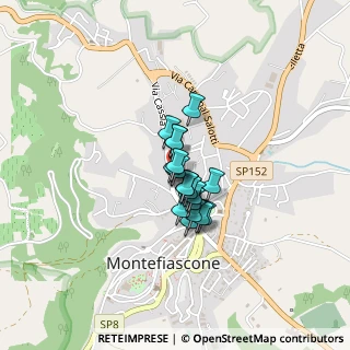 Mappa Via Dante Alighieri, 01027 Montefiascone VT, Italia (0.2325)