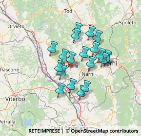 Mappa SP8, 05022 Amelia TR, Italia (11.39)