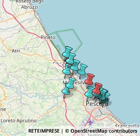 Mappa HERMITAGE hotel, 64028 Silvi TE, Italia (6.66882)