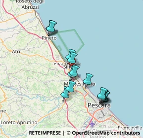 Mappa HERMITAGE hotel, 64028 Silvi TE, Italia (7.34063)