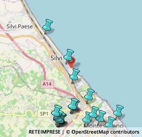 Mappa HERMITAGE hotel, 64028 Silvi TE, Italia (2.98)