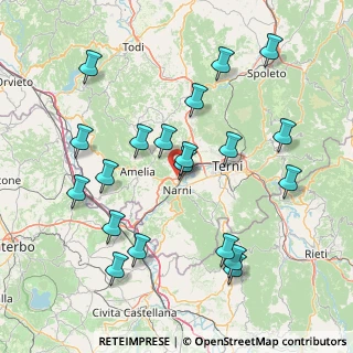Mappa Strada Colle di Sotto, 05035 Narni TR, Italia (17.6535)