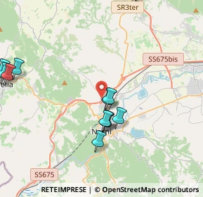 Mappa Strada Colle di Sotto, 05035 Narni TR, Italia (5.01385)