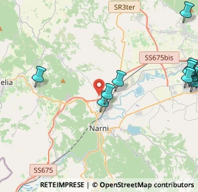 Mappa Strada Colle di Sotto, 05035 Narni TR, Italia (5.83917)
