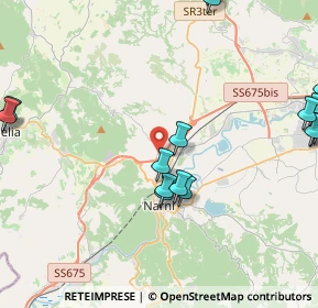 Mappa Strada Colle di Sotto, 05035 Narni TR, Italia (5.98353)