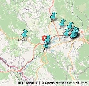 Mappa Strada Colle di Sotto, 05035 Narni TR, Italia (8.5345)