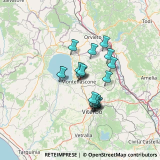 Mappa Via Bastiglia, 01027 Montefiascone VT, Italia (11.017)