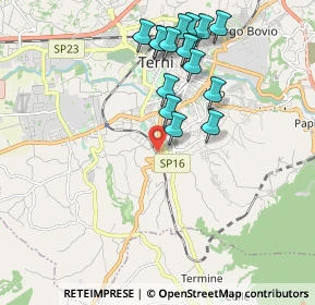 Mappa Via Americo Patrizi, 05100 Terni TR, Italia (2.0525)