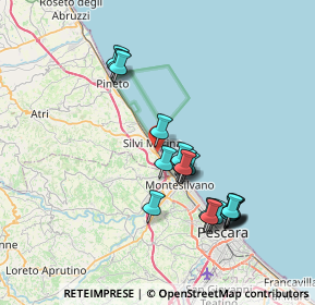 Mappa Via Statale Sud, 64028 Silvi TE, Italia (7.4365)