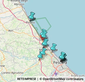 Mappa Via Statale Sud, 64028 Silvi TE, Italia (7.3875)