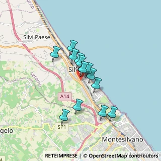 Mappa Via Statale Sud, 64028 Silvi TE, Italia (1.27286)