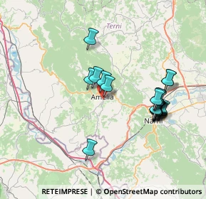 Mappa Via Primo Maggio, 05022 Amelia TR, Italia (7.404)