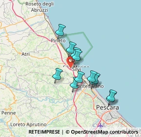 Mappa Via San Silvestro, 64028 Silvi TE, Italia (5.965)