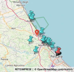 Mappa Via San Silvestro, 64028 Silvi TE, Italia (8.415)